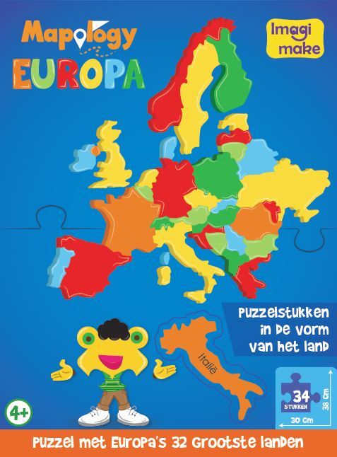 Republiek Blauw Zachtmoedigheid Europa Foam Puzzel (34 Stukjes), Craenen, Imagi Make | Puzzel |  8906057362844 | ReadShop