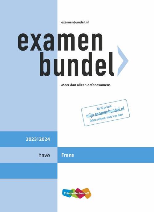 Examenbundel havo Frans 2023/2024 Boek 9789006648287
