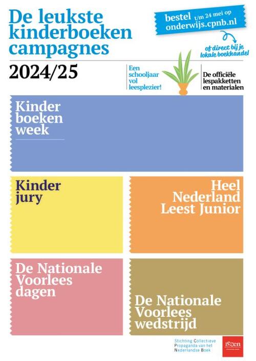 set 10x Onderwijsaanbieding CPNB 20242025, CPNB Kinderboekenweek 2024 Pakket 9789059656826