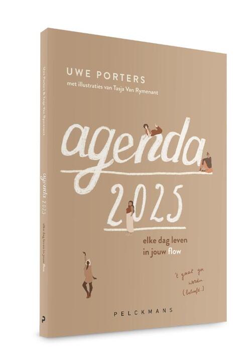 Agenda 2025 - Elke dag leven in jouw flow, Uwe Porters, Boek, 9789463106344