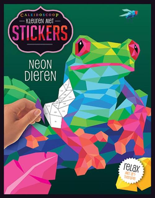 ondergeschikt middag aanplakbiljet Kleuren met stickers - Neon dieren | Boek | 9789463545372 | ReadShop