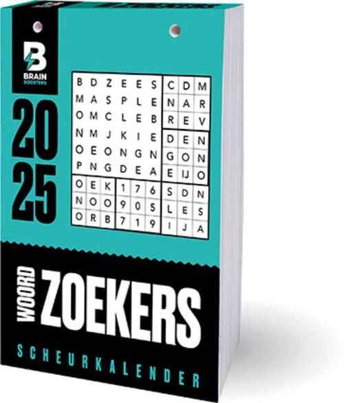Woordzoekers scheurkalender 2025, Interstat Boek 9789464327045