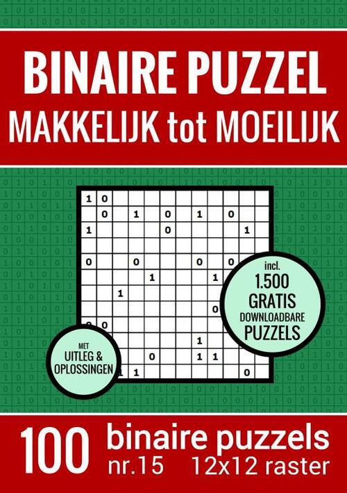 Additief cent varkensvlees Kerst Cadeau - Binaire Puzzel - Makkelijk tot Moeilijk - Puzzelboek met 100 Binairo's - NR.15, Puzzelboeken & Meer | Boek | 9789464657838 | ReadShop Additief cent varkensvlees Kerst Cadeau - Binaire Puzzel - Makkelijk tot Moeilijk - Puzzelboek met 100 Binairo's - NR.15, Puzzelboeken & Meer | Boek | 9789464657838 | ReadShop
