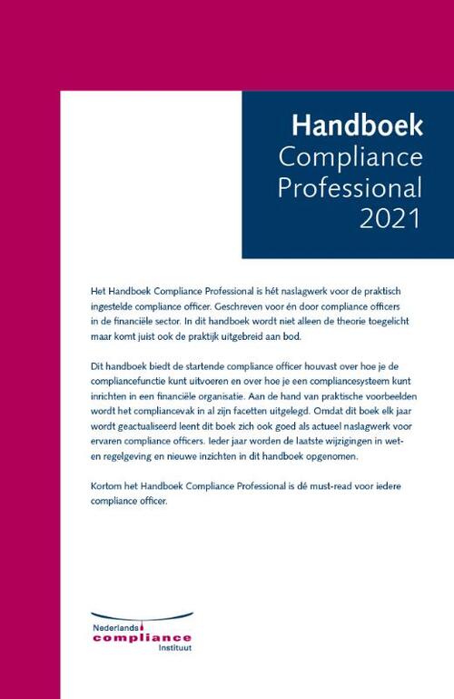 Handboek Compliance Professional 2021