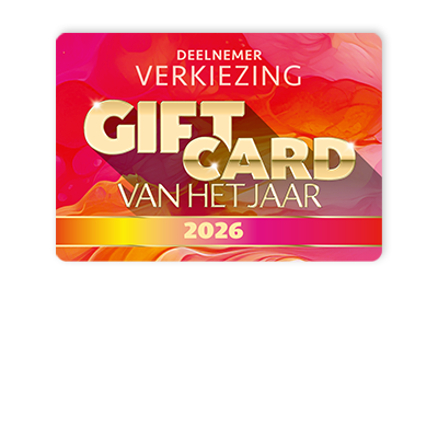 Giftcard van het jaar 2026